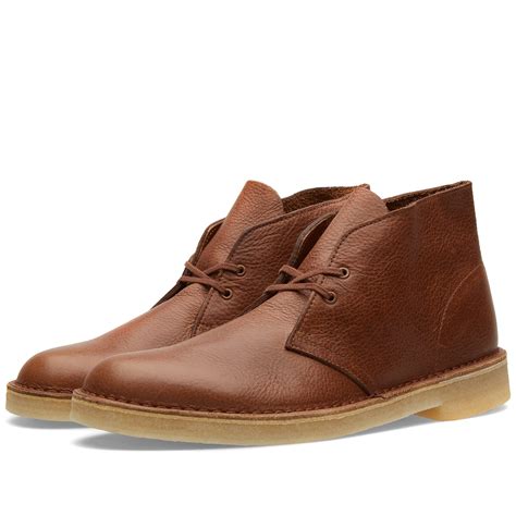 clarks desert boots tan